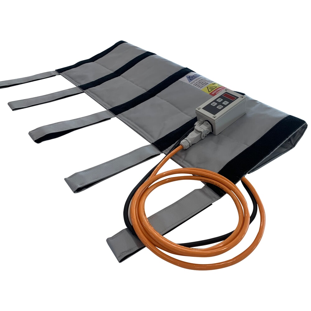 Product afbeelding: Kuhlmann verwarmingsmantel voor hoogspanningskabel, 230 V met temperatuurregelaar 0 - 90 °C, 750 W, lengte 1 m