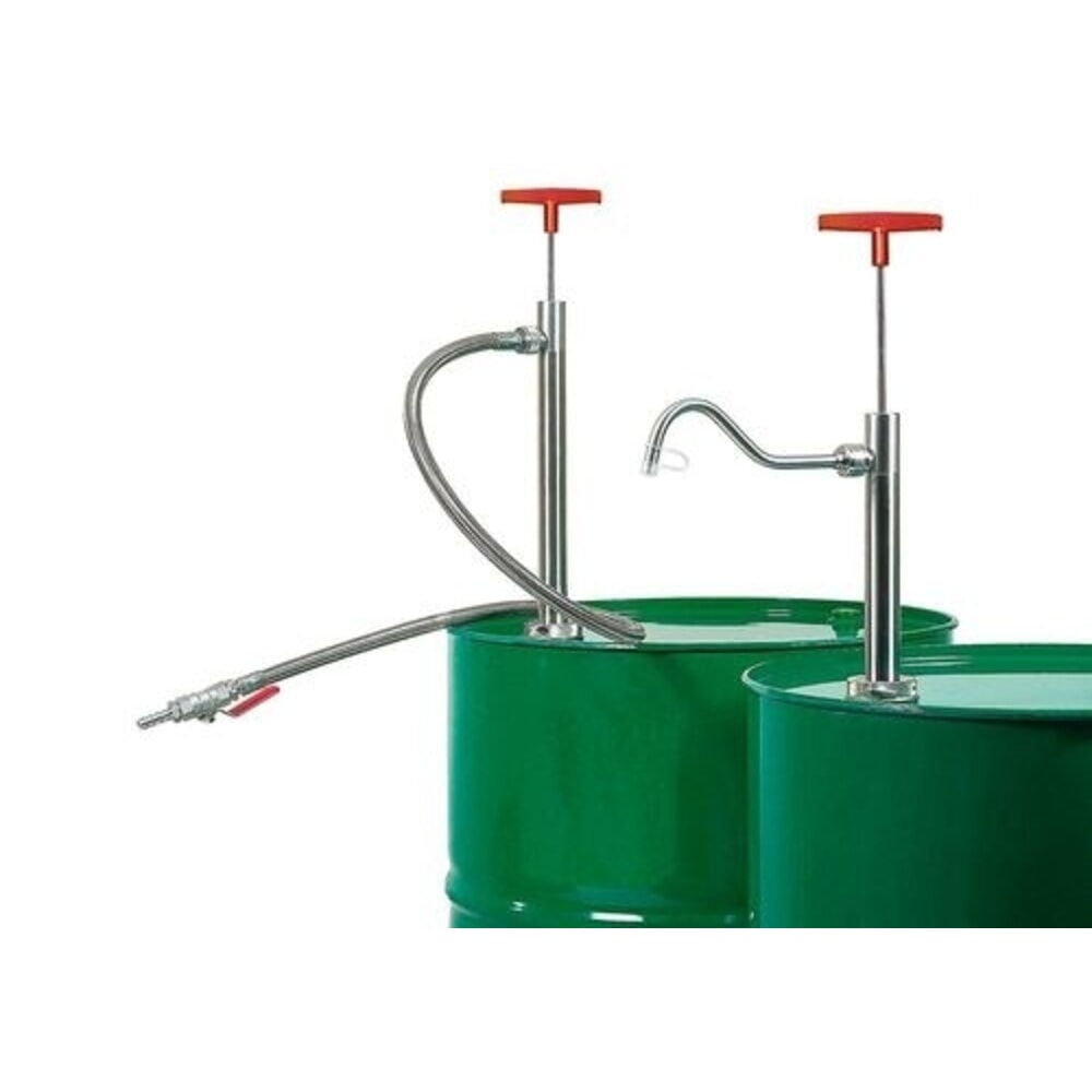 Productafbeelding nr. 1: Denios vatenpomp van roestvrij staal, met uitloopbocht, dompeldiepte 910 mm