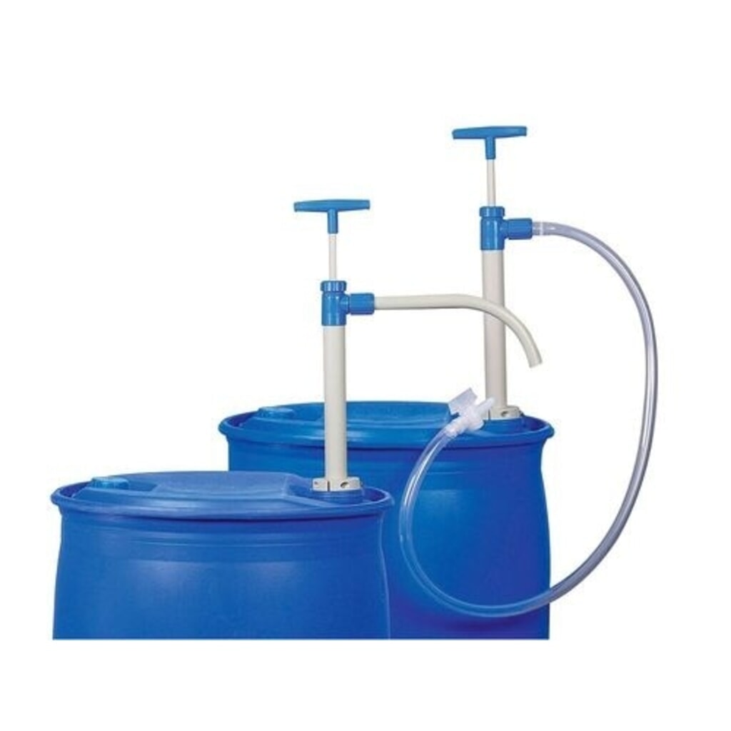 Denios vatenpomp P 8 van polypropyleen (PP), met uitloopbocht, dompeldiepte 800 mm Product afbeelding: Denios vatenpomp P 8 van polypropyleen (PP), met uitloopbocht, dompeldiepte 800 mm