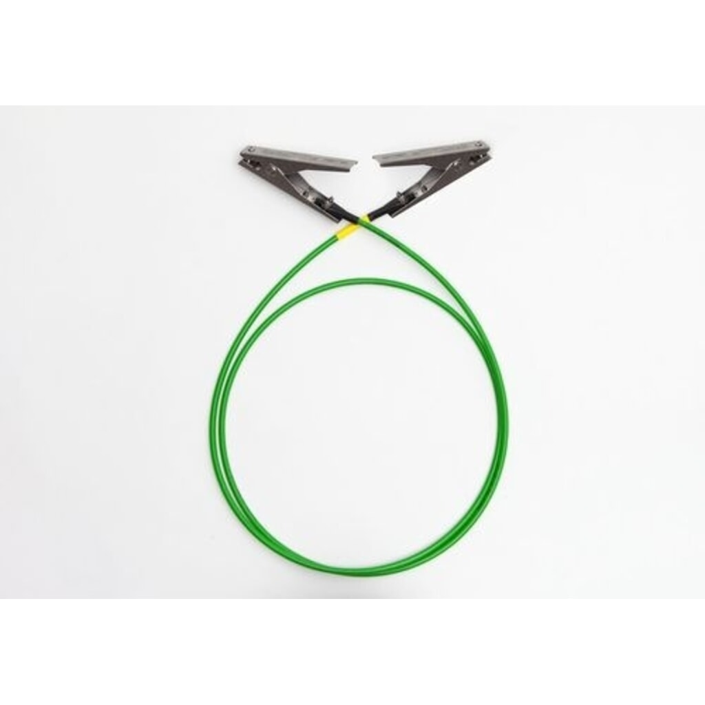 Denios aardingskabel met 2 aardingsklemmen, isolatie en ATEX-goedkeuring, kabellengte 2 m Product afbeelding: Denios aardingskabel met 2 aardingsklemmen, isolatie en ATEX-goedkeuring, kabellengte 2 m