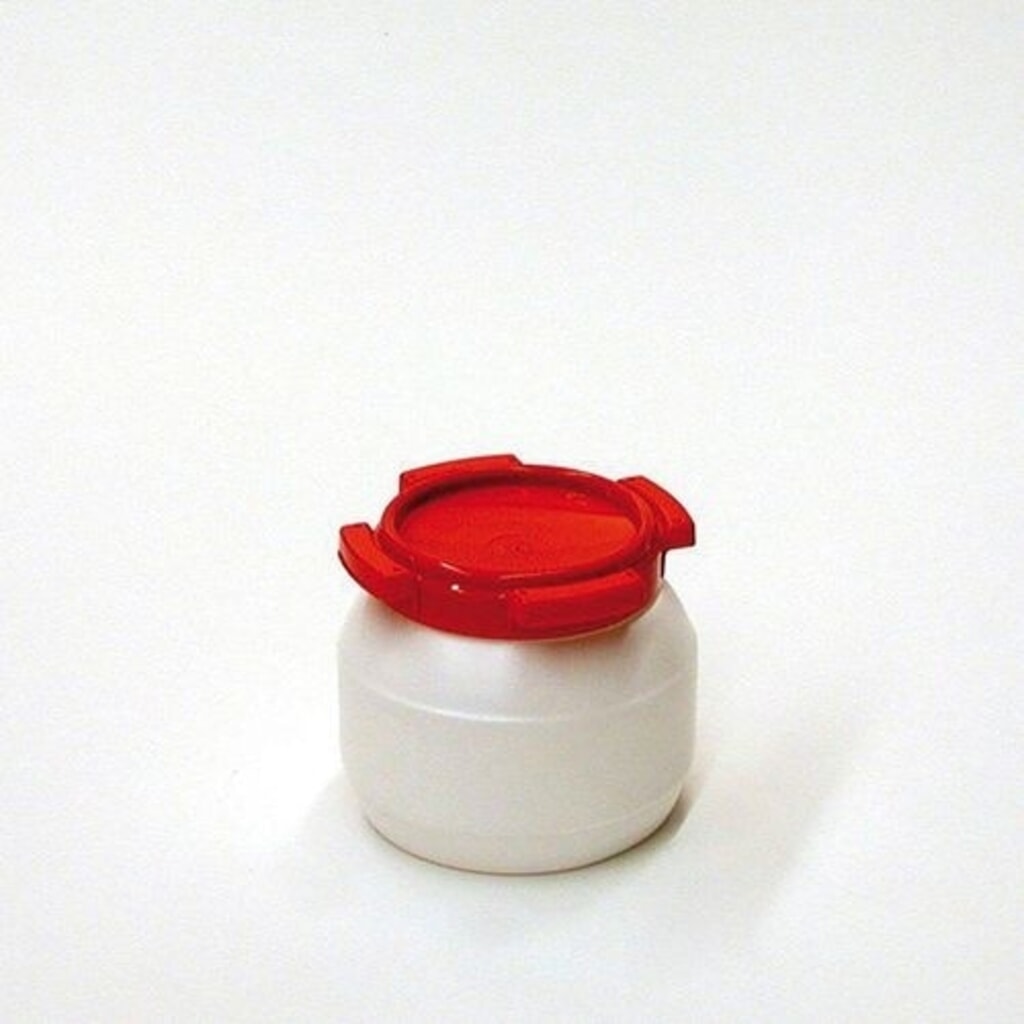Denios vat met wijde hals van polyethyleen (PE), wit-rood WH 3, 3,6 l inhoud Product afbeelding: Denios vat met wijde hals van polyethyleen (PE), wit-rood WH 3, 3,6 l inhoud