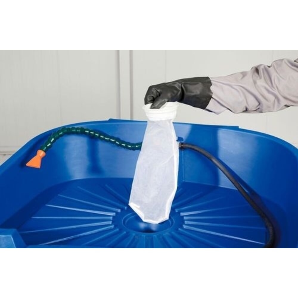 Productafbeelding nr. 1: Filterzak voor Denios wastafelafvoer in borstelwastafel 10" 50µ