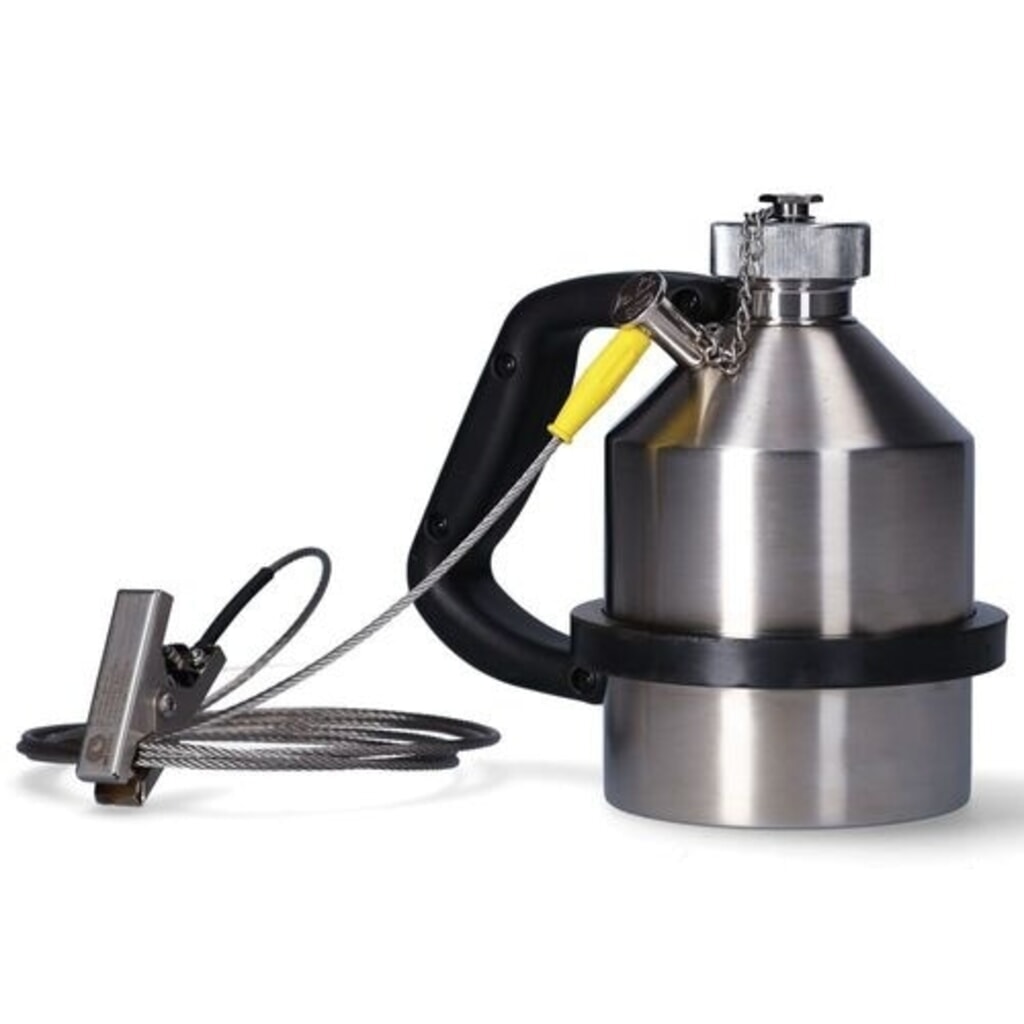 Denios veiligheidsvat FALCON van roestvrij staal, aardingsaansluiting, schroefdop, 1 l Product afbeelding: Denios veiligheidsvat FALCON van roestvrij staal, aardingsaansluiting, schroefdop, 1 l