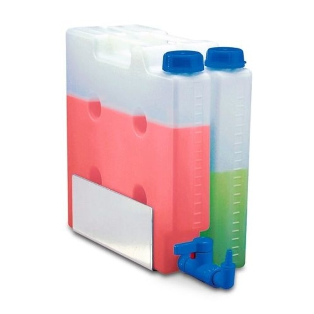 Productafbeelding nr. 2: Denios ruimtebesparende jerrycan van transparant polypropyleen (PP), 5 l inhoud, zonder schroefdraadtuit