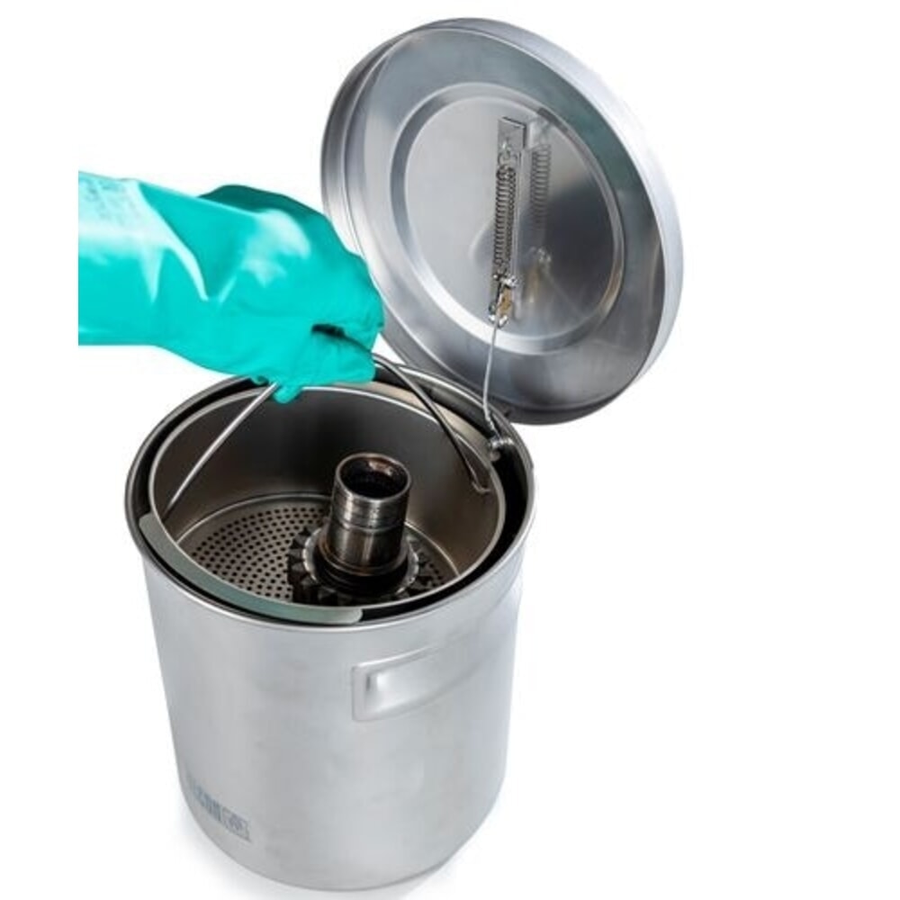 Productafbeelding nr. 2: Denios FALCON onderdelenbak van roestvrij staal, voor bakken van 8 liter.