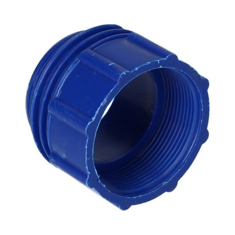 Productafbeelding nr. 3: Denios schroefdraadadapter van 2 inch fijn (l) naar 2 inch Mauser grof (A), blauw