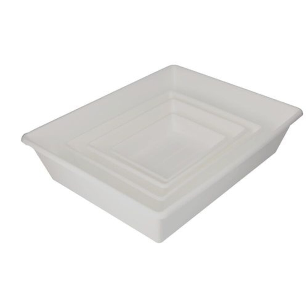 Productafbeelding nr. 4: Denios laboratoriumschalenset, met één schaal van elk 1, 3, 5 en 15 liter.