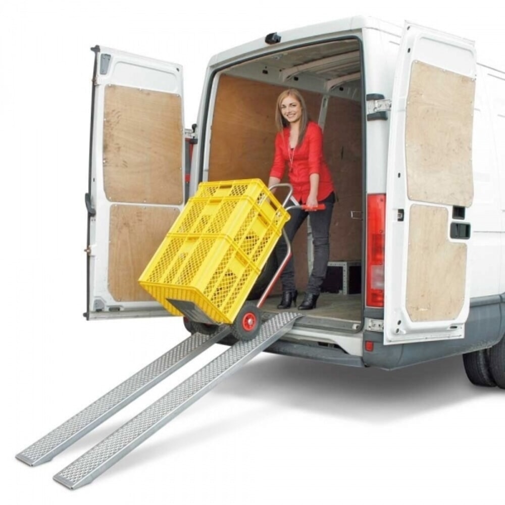 Productafbeelding nr. 6: Aluminium oprijplaten, set van 2, laadcapaciteit 400 kg/paar, LxB 2.000 x 200 mm