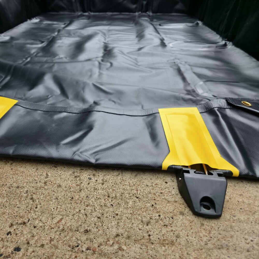 Productafbeelding nr. 11: Steinbock® opvouwbare opvangbak Ultra van polyvinylchloride, hxbxd 305 x 6.100 x 6.100 mm, opvangvolume 11.318 l