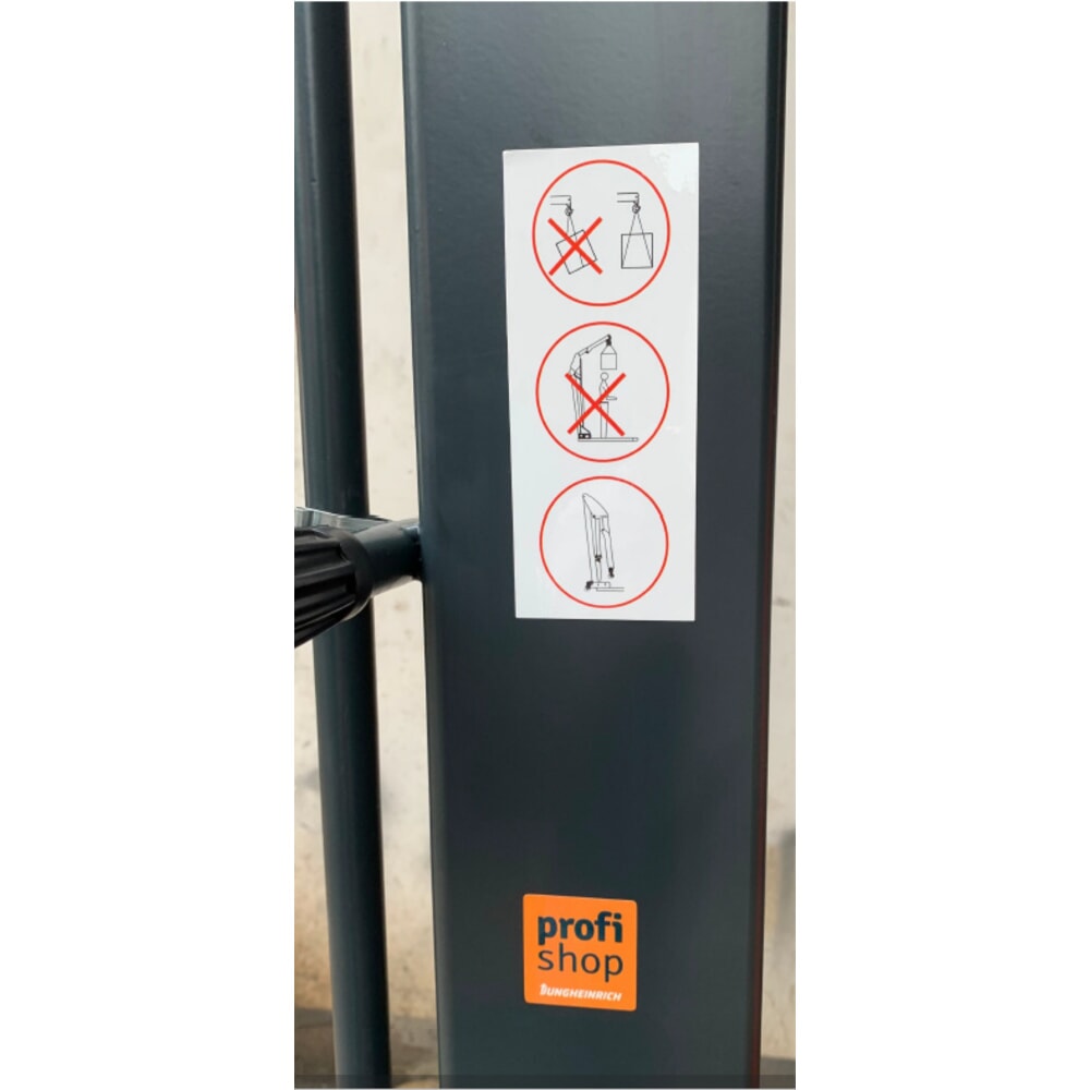 Productafbeelding nr. 4: Steinbock® Werkplaatskraan met gespreid frame en snelhef, inklapbaar, cap. 1.500-2.000 kg