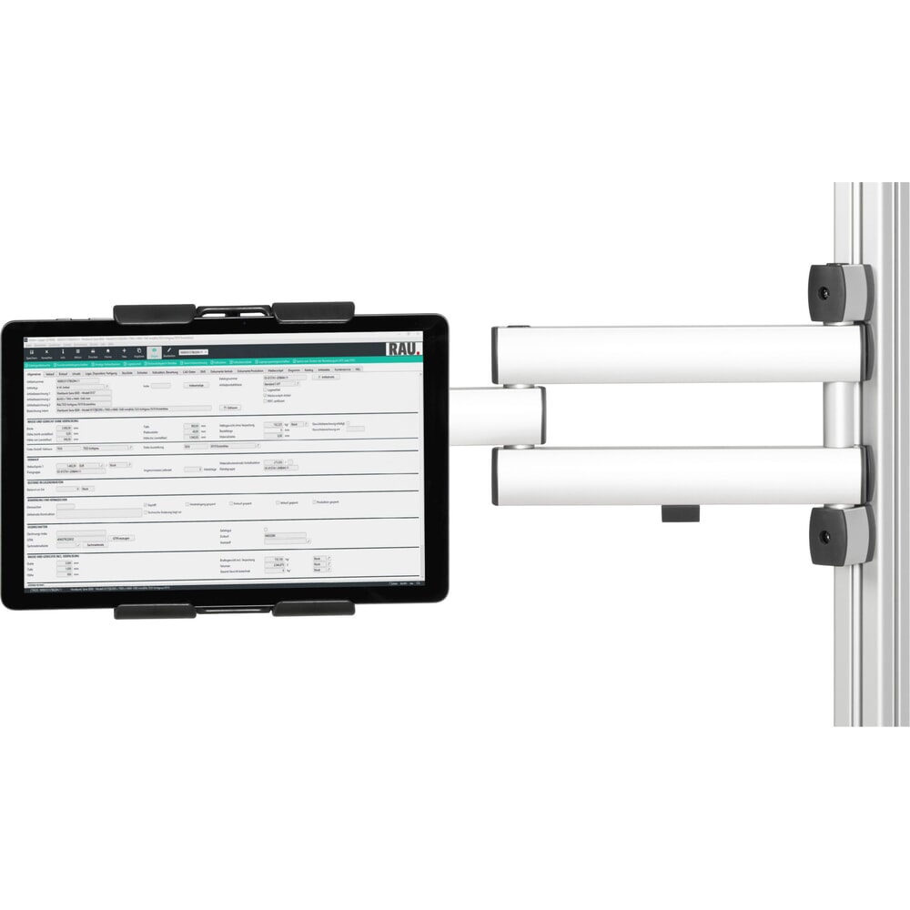 Product afbeelding: Tablethouder voor RAU paktafel, voor flatscreenhouder