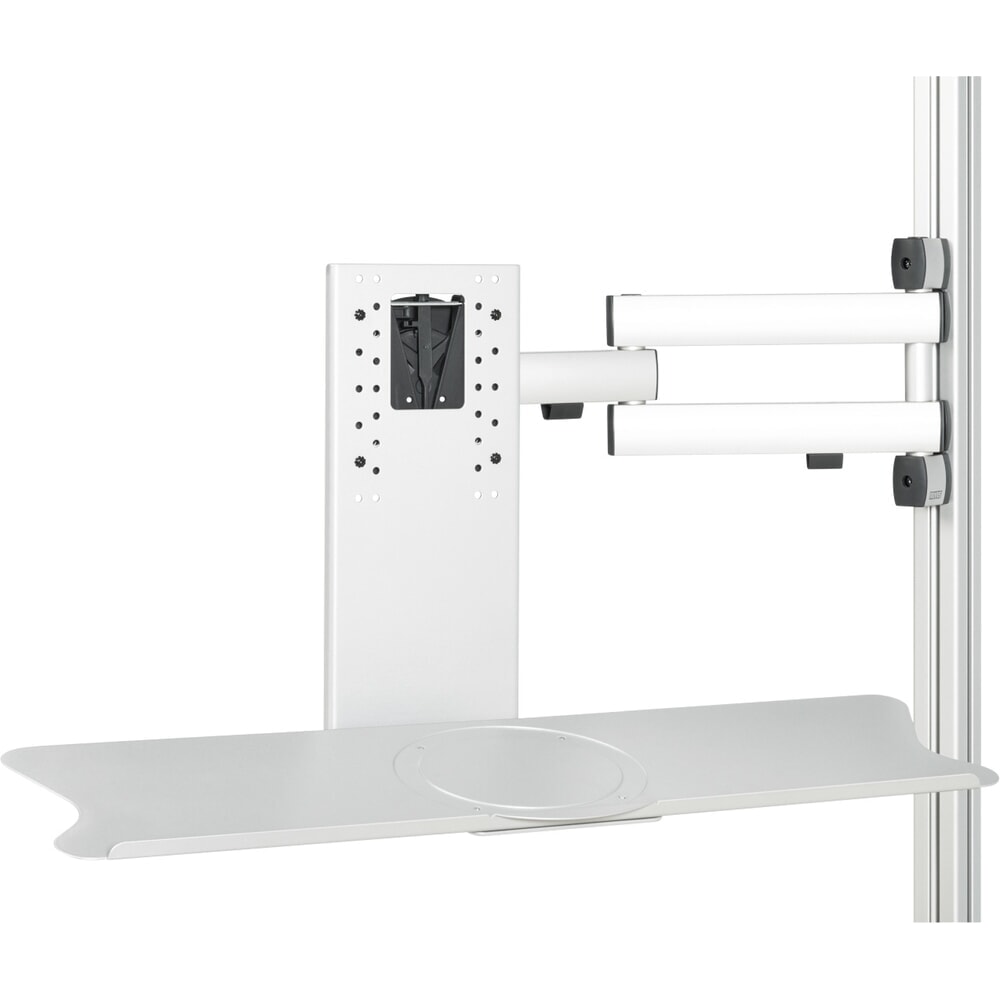 Productafbeelding nr. 2: Zwenkarm voor RAU paktafel, voor flatscreen, met 3 gewrichten, inclusief muis-/toetsenbordsteun