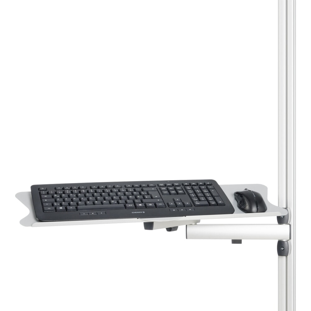 Product afbeelding: Zwenkarm voor RAU paktafel, voor muis en toetsenbord, met 3 scharnieren, bereik 520 mm