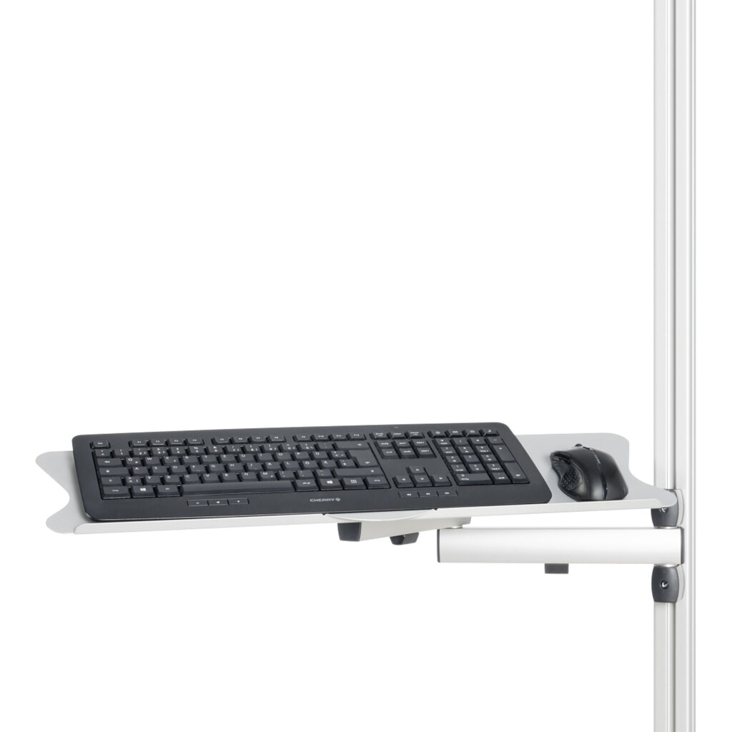 Product afbeelding: Zwenkarm voor RAU paktafel, voor muis en toetsenbord, met 3 scharnieren, bereik 520 mm
