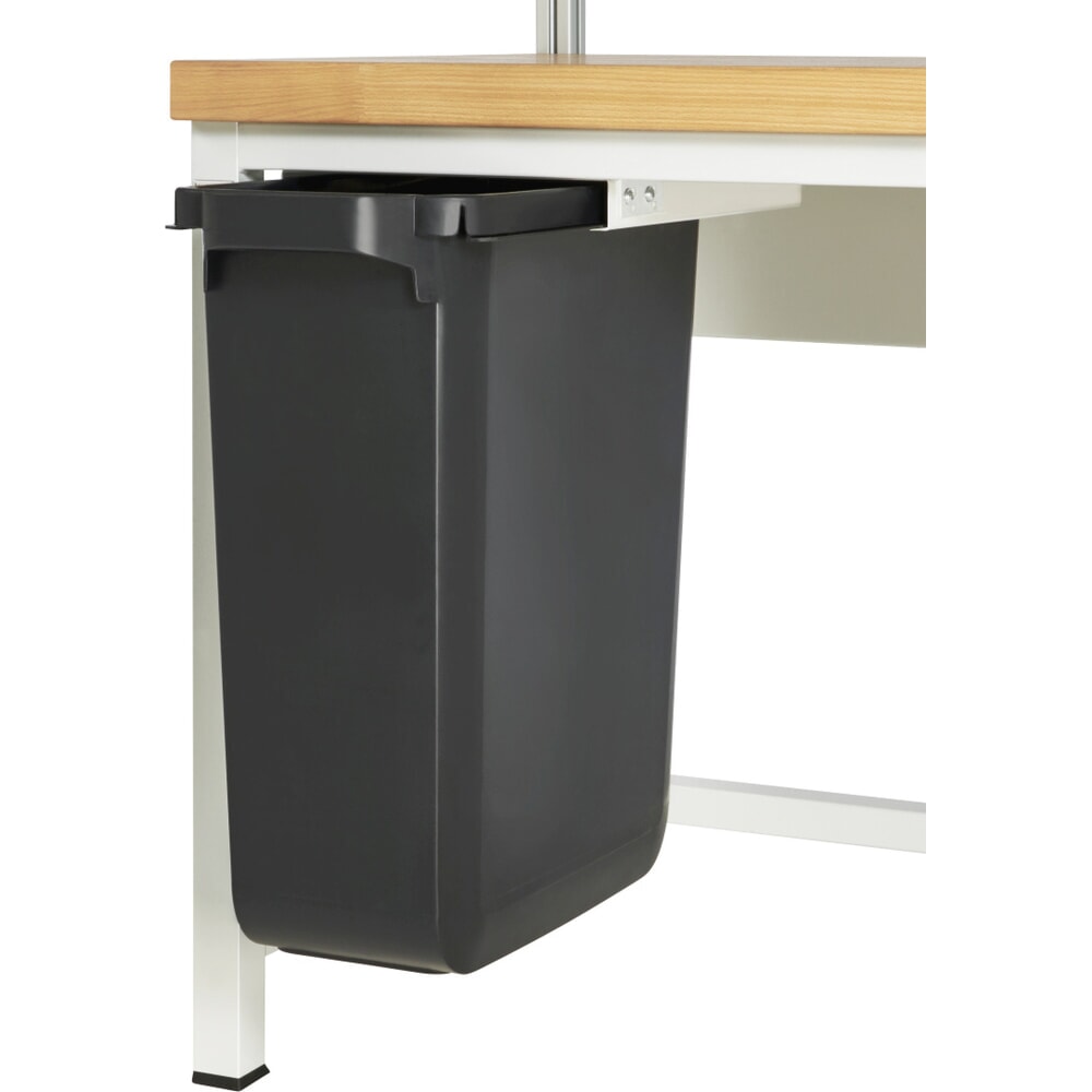 Productafbeelding nr. 2: Uittrekbare afvalbak voor RAU paktafel, voor onderbouwmontage, inhoud 60 l, zwart