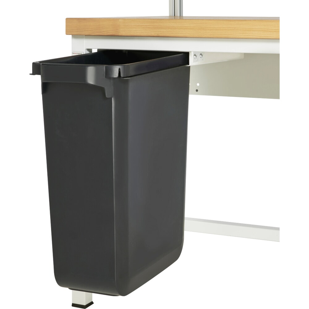 Productafbeelding nr. 3: Uittrekbare afvalbak voor RAU paktafel, voor onderbouwmontage, inhoud 60 l, zwart
