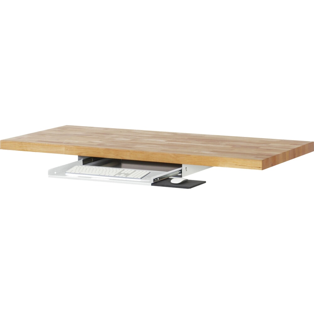 Product afbeelding: Uitschuifblad voor het toetsenbord voor RAU paktafel, lichtgrijs, hxbxd 85 mm x 640 mm x 485 mm