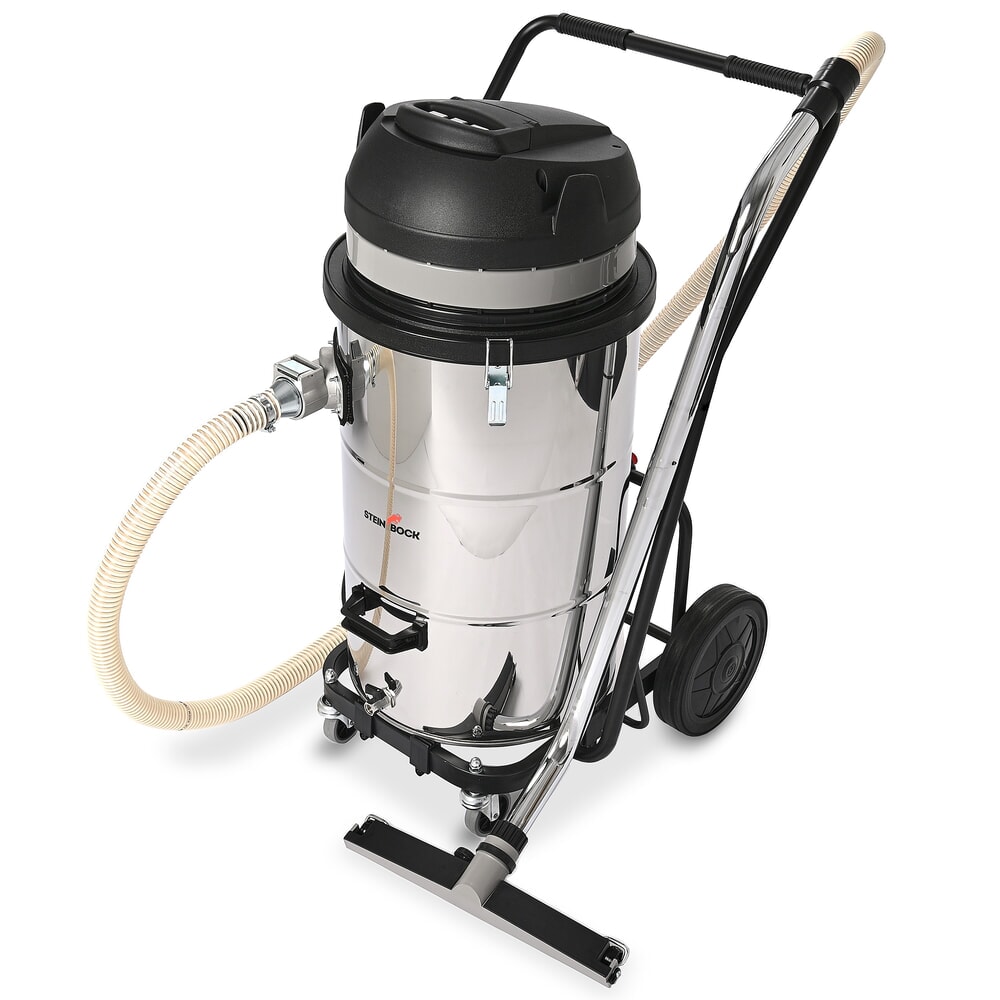 Product afbeelding: Steinbock® olie- en spaanzuiger VS 3/78 OLIE, max. 3.500 W, 78 l, roestvrij staal