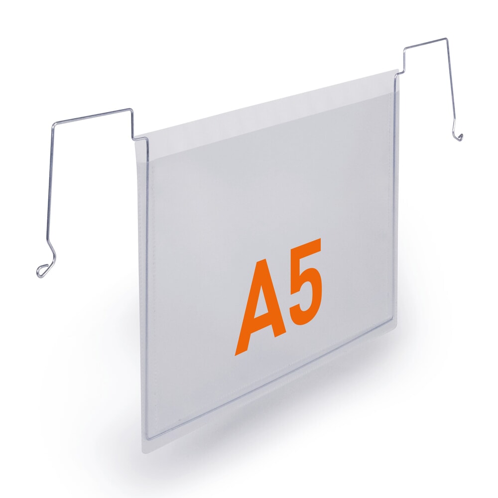 Productafbeelding nr. 3: DURABLE documentenmap met draadbeugels, A5 liggend, open