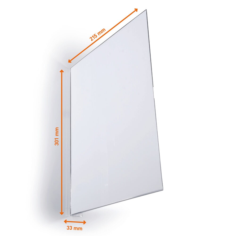 Productafbeelding nr. 2: DURABLE borden voor stellingen, zelfklevend gangbord, A4 staand