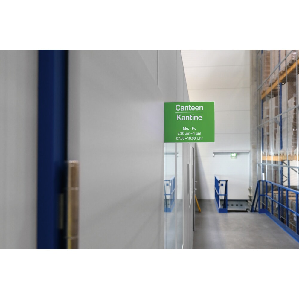 Productafbeelding nr. 3: DURABLE borden voor stellingen, zelfklevend gangbord, A4 staand