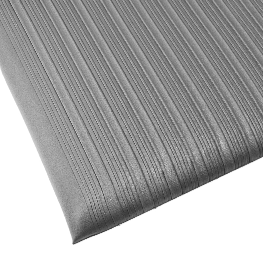 Steinbock® antivermoeidheidsmat Ergo, gegroefd profiel, 1-laags, BxL 600 mm x 1000 mm, grijs Product afbeelding: Steinbock® antivermoeidheidsmat Ergo, gegroefd profiel, 1-laags, BxL 600 mm x 1000 mm, grijs