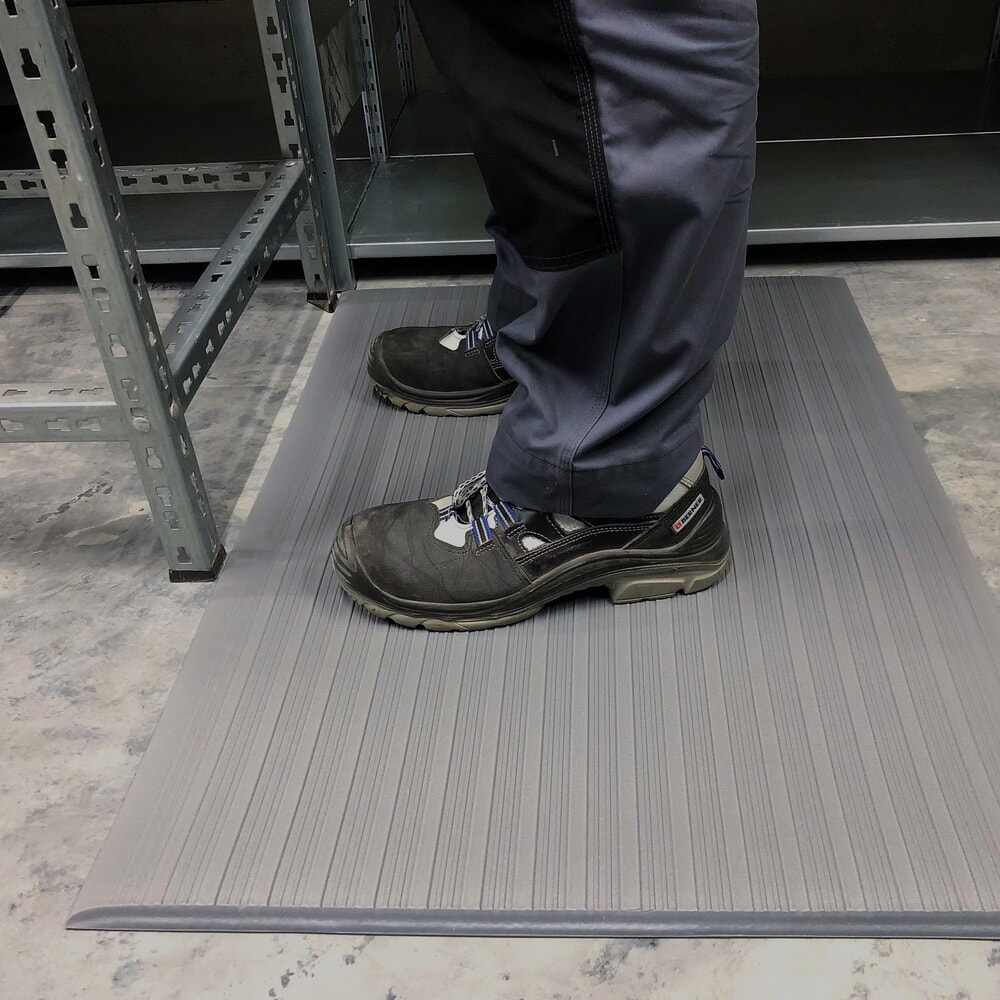 Productafbeelding nr. 4: Steinbock® antivermoeidheidsmat Ergo, gegroefd profiel, 1-laags, BxL 600 mm x 1000 mm, grijs