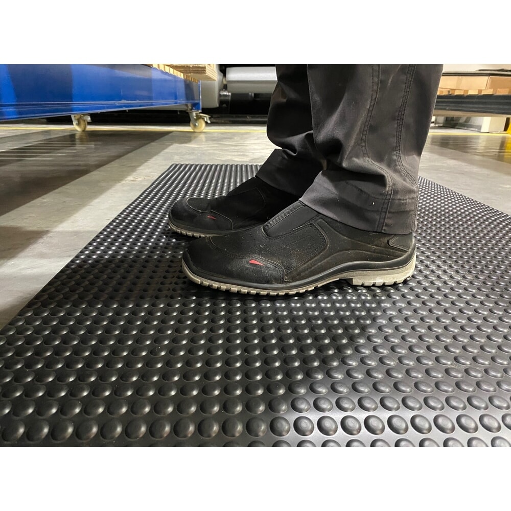Productafbeelding nr. 4: Steinbock® antivermoeidheidsmat ErgoSoft Pro, halfkogel profiel, 2-laags, BxL 900 mm x 1500 mm, zwart/geel