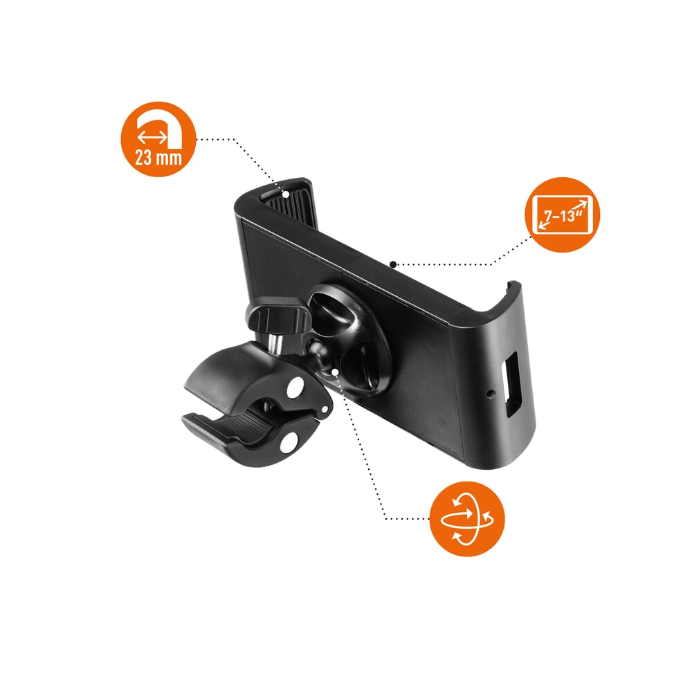 Product afbeelding: DURABLE tablethouder voor 7–13-inch-tablets, TOUGH KLEMME XL, klem