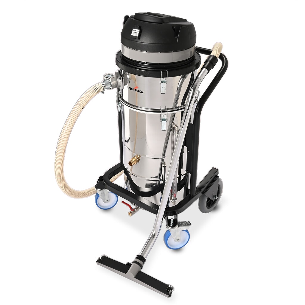 Steinbock® olie- en spaanzuiger VS 2/90 SUB OLIE, max. 2.600 W, 90 l, roestvrij staal Product afbeelding: Steinbock® olie- en spaanzuiger VS 2/90 SUB OLIE, max. 2.600 W, 90 l, roestvrij staal