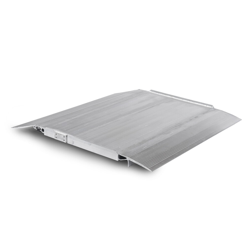 Altec laadbrug HF, beweegbare oprijplaat voor geringe aanrijhoek, draagvermogen 4.000 kg, BxL 1.250 x 1.235 mm Product afbeelding: Altec laadbrug HF, beweegbare oprijplaat voor geringe aanrijhoek, draagvermogen 4.000 kg, BxL 1.250 x 1.235 mm