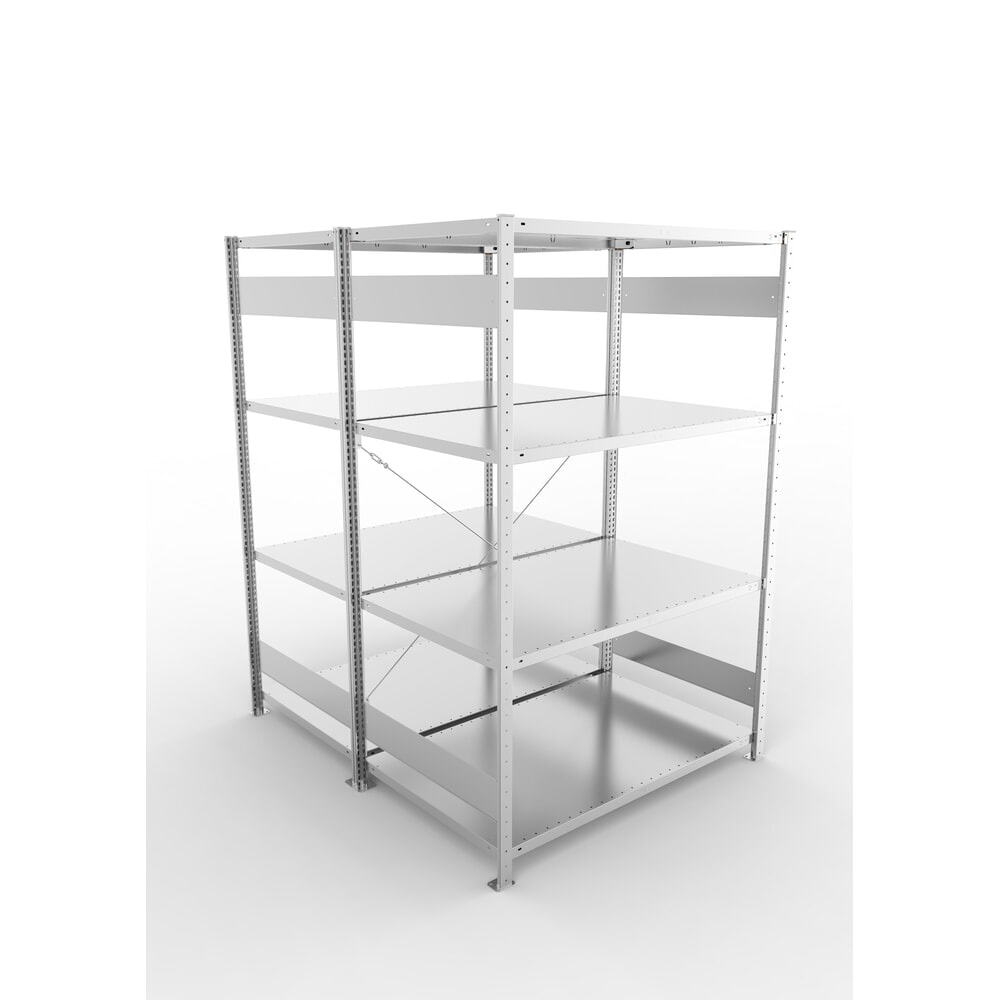 Productafbeelding nr. 2: Grootvakstelling META, dubbelzijdig, BV, verzinkt, hxbxd 2.500 x 1.300 x 1.600 mm