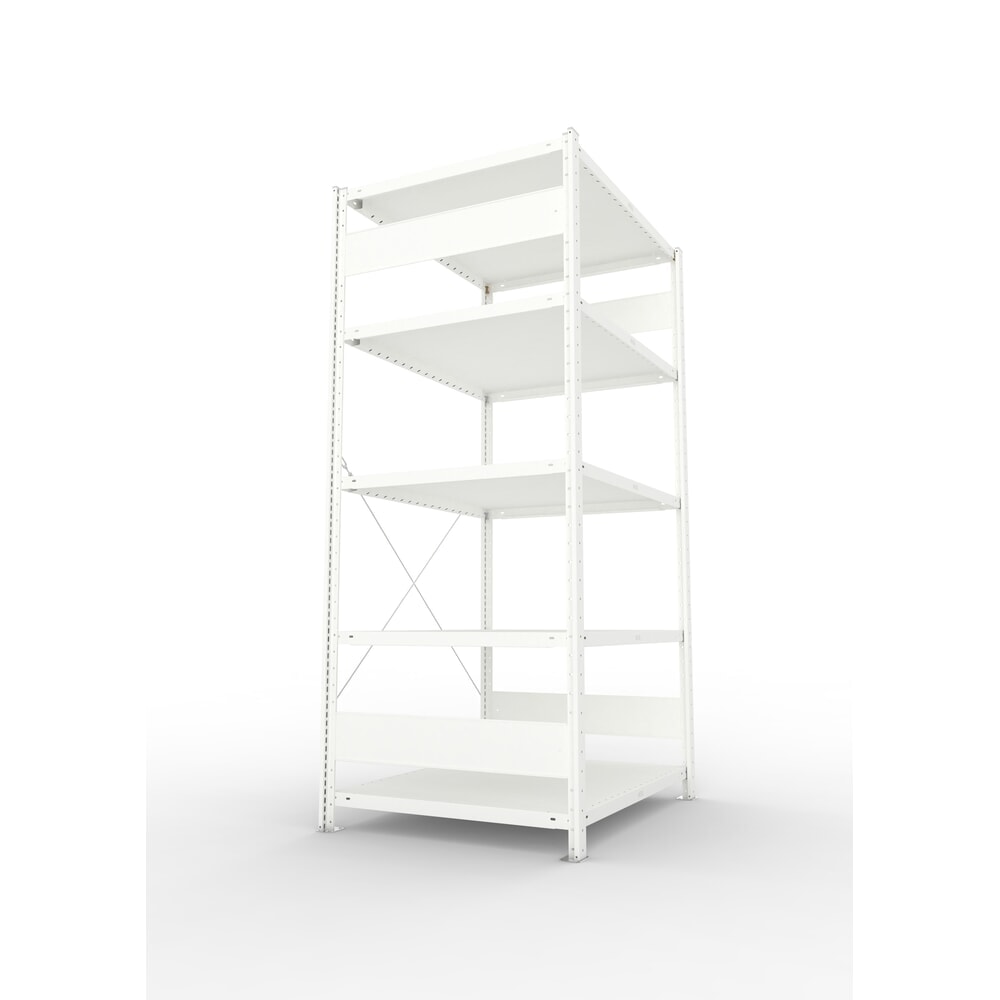 Productafbeelding nr. 3: Legbordstelling META, met inhaaksysteem, BV, vaklast 230 kg, lichtgrijs, hxbxd 2.000 x 1.300 x 800 mm