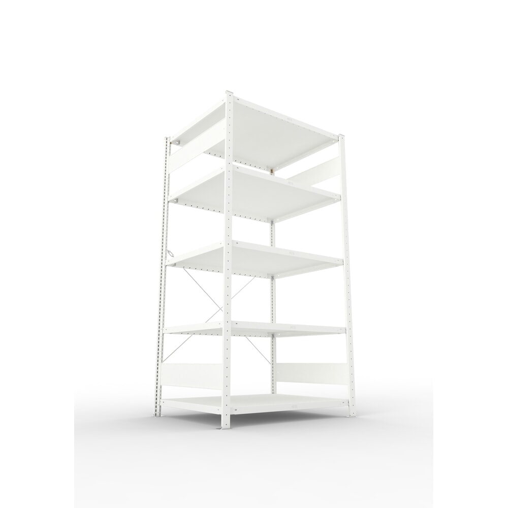 Productafbeelding nr. 4: Legbordstelling META, met inhaaksysteem, BV, vaklast 230 kg, lichtgrijs, hxbxd 2.000 x 1.300 x 800 mm