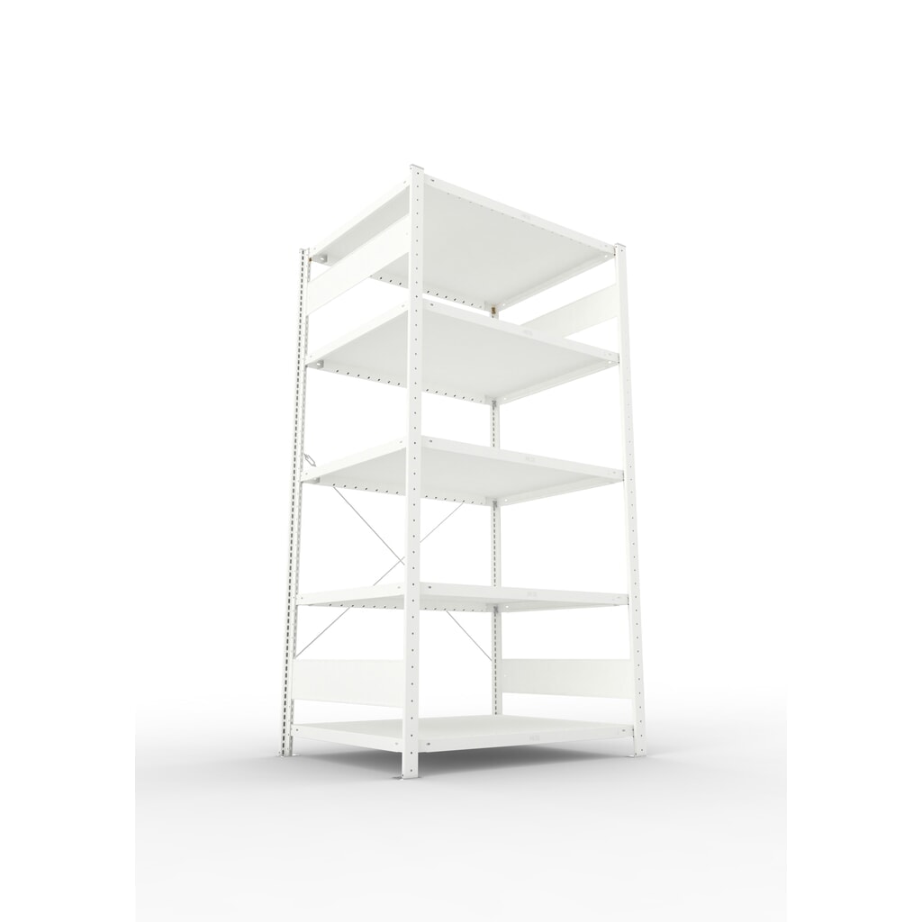 Productafbeelding nr. 4: Legbordstelling META, met inhaaksysteem, BV, vaklast 230 kg, lichtgrijs, hxbxd 2.000 x 1.300 x 800 mm