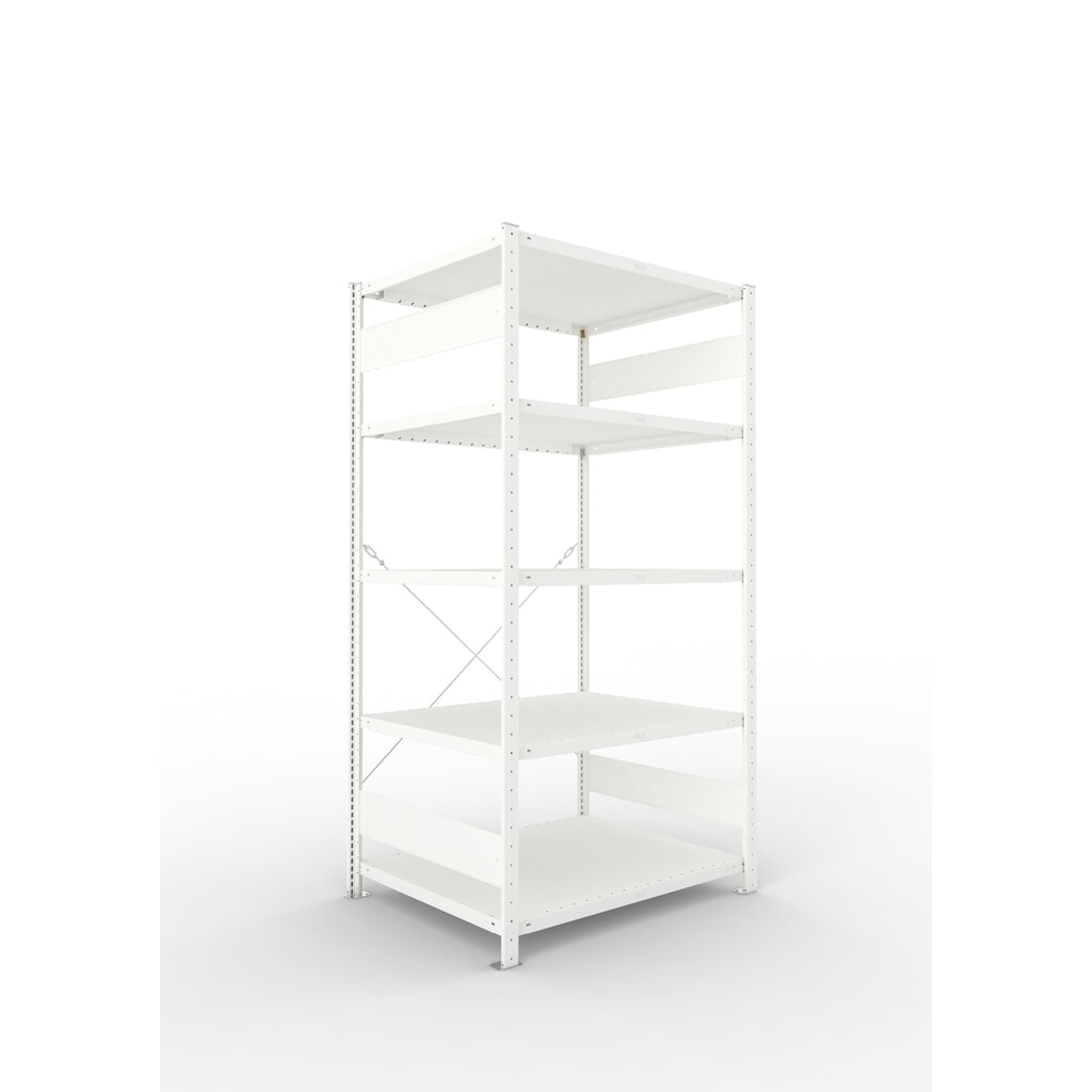 Productafbeelding nr. 5: Legbordstelling META, met inhaaksysteem, BV, vaklast 230 kg, lichtgrijs, hxbxd 2.000 x 1.300 x 800 mm