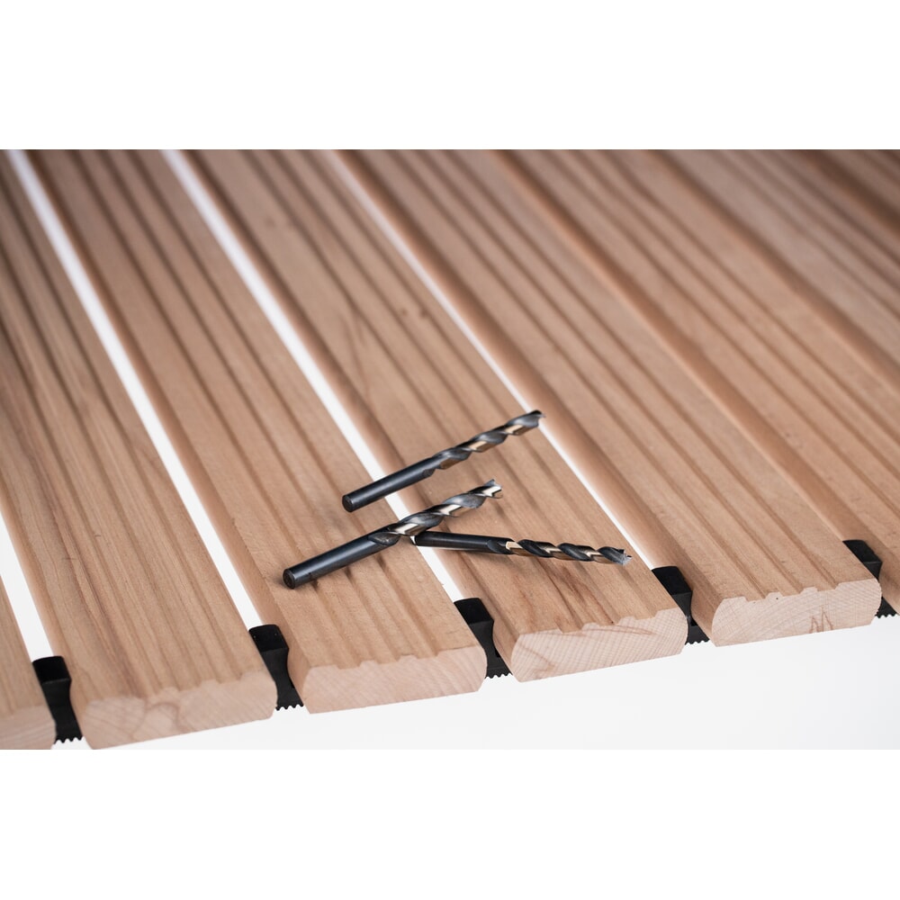 Productafbeelding nr. 4: Houten rooster Yoga Industrie, zonder oprijwiggen en afgeschuinde kanten, 800 mm