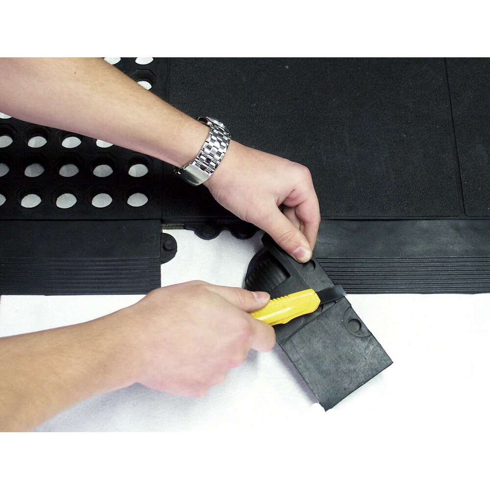 Productafbeelding nr. 3: Randlijsten incl. hoeken voor YOGA SOLID SPARK antivermoeidheidsmat, vrouwelijk, zwart, 4 stuks/VE