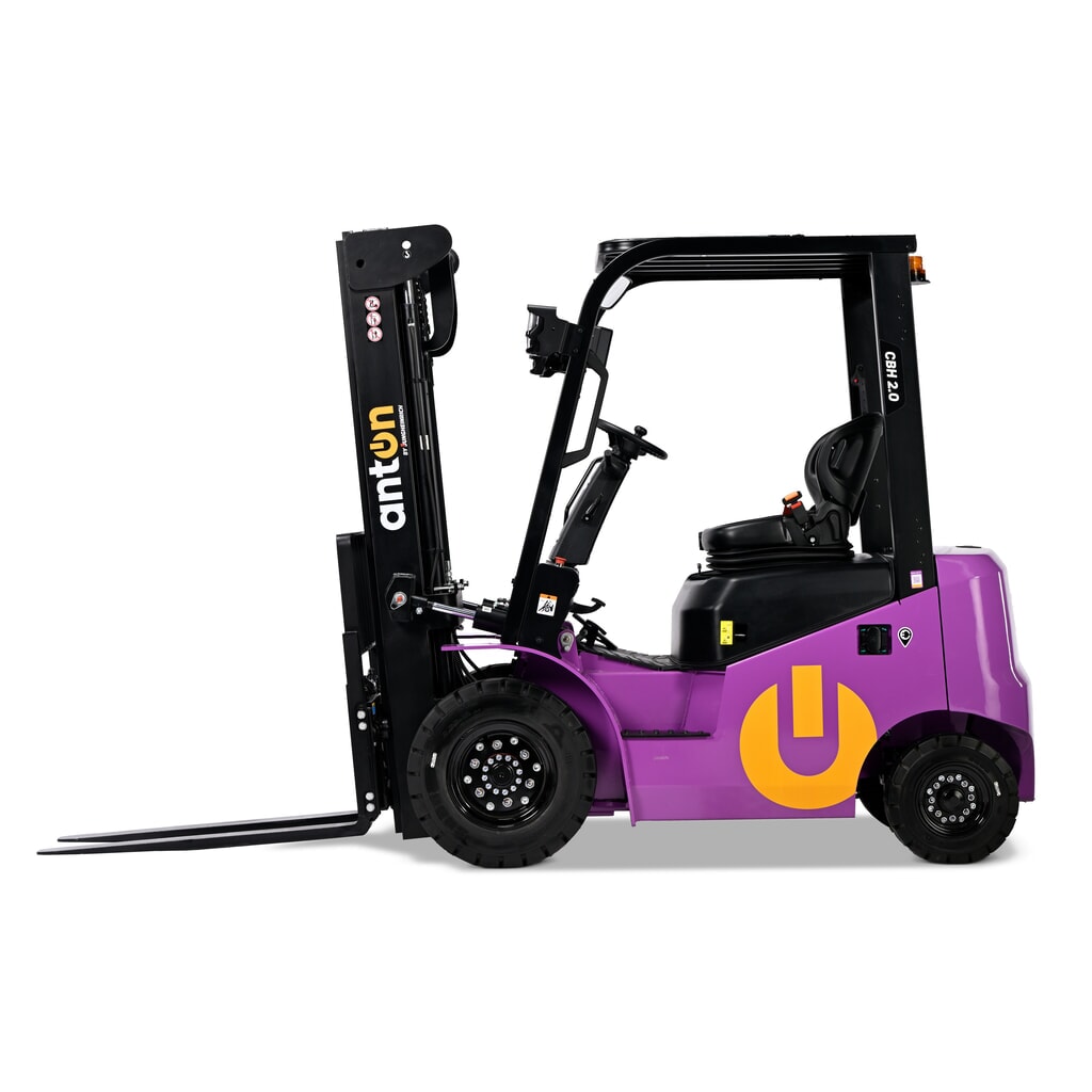 AntOn by Jungheinrich elektrische heftruck CBH 2.0 met tweevoudige telescoop hefmast, hefhoogte 3300 mm, draagvermogen 2000 kg, incl. inbouwlader Product afbeelding: AntOn by Jungheinrich elektrische heftruck CBH 2.0 met tweevoudige telescoop hefmast, hefhoogte 3300 mm, draagvermogen 2000 kg, incl. inbouwlader