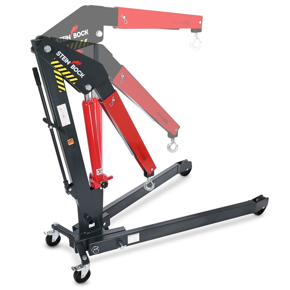 Productafbeelding nr. 11: Steinbock® Werkplaatskraan met gespreid frame en snelhef, inklapbaar, cap. 1.500-2.000 kg