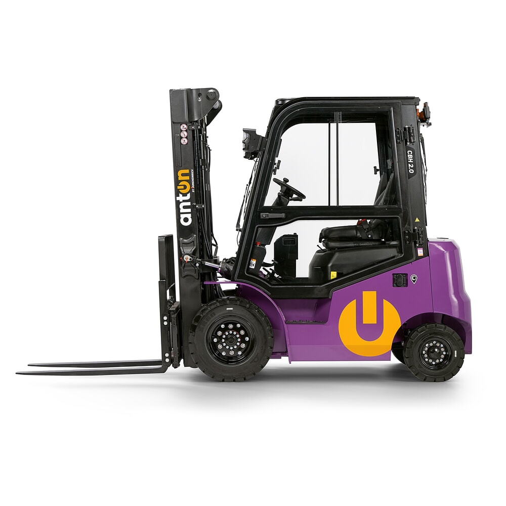 Productafbeelding nr. 6: AntOn by Jungheinrich elektrische heftruck CBH 2.0 met drievoudige telescoop hefmast, hefhoogte 4800 mm, draagvermogen 2000 kg, weerbeschermingscabine Comfort, incl. inbouwlader