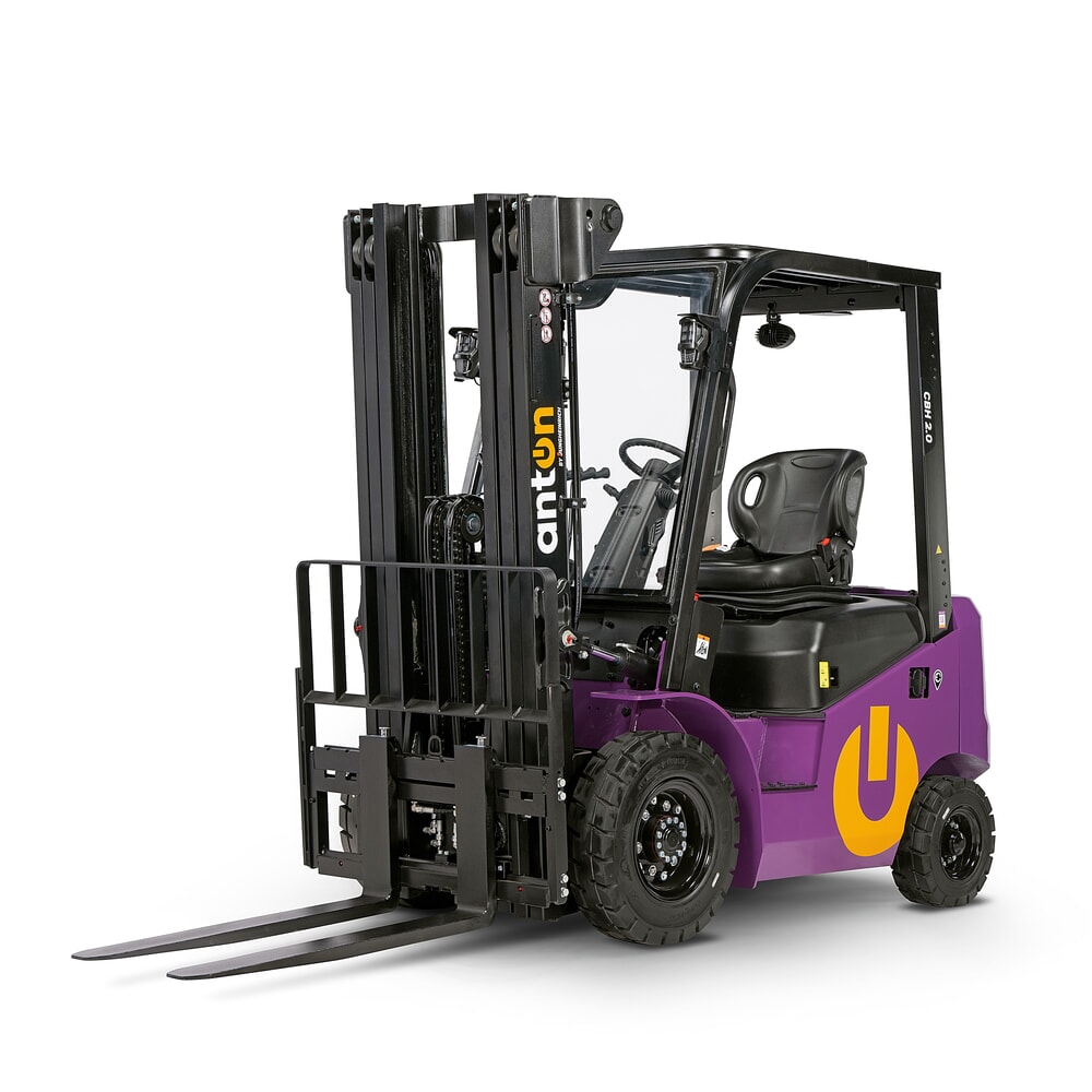 Productafbeelding nr. 6: AntOn by Jungheinrich elektrische heftruck CBH 2.0 met drievoudige telescoop hefmast, hefhoogte 4800 mm, draagvermogen 2000 kg, weerbeschermingscabine Eco, incl. inbouwlader