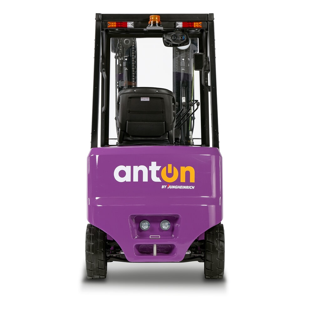 Productafbeelding nr. 9: AntOn by Jungheinrich elektrische heftruck CBH 2.0 met drievoudige telescoop hefmast, hefhoogte 4800 mm, draagvermogen 2000 kg, weerbeschermingscabine Eco, incl. inbouwlader