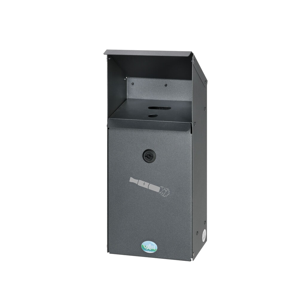 VAR® asbak EZS 1, voor de verwijdering van e-sigaretten, wandmontage Product afbeelding: VAR® asbak EZS 1, voor de verwijdering van e-sigaretten, wandmontage