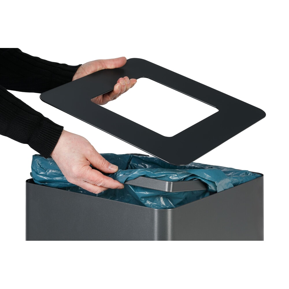 Productafbeelding nr. 6: VAR® afvalscheidingsbak WSG Quadro 118, met 4 kleurhoeken om zelf te kleven