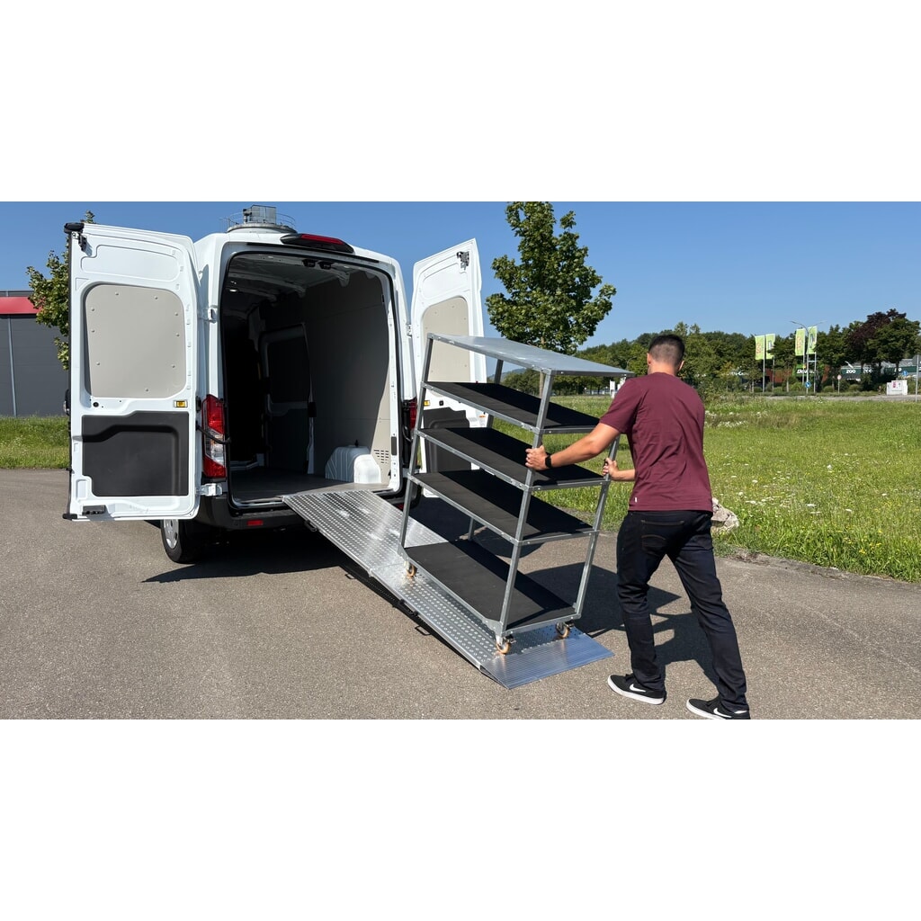 Productafbeelding nr. 5: Oprijplaten, inklapbaar, cap. 975 kg/stuk, bxl 800 x 2.045 mm