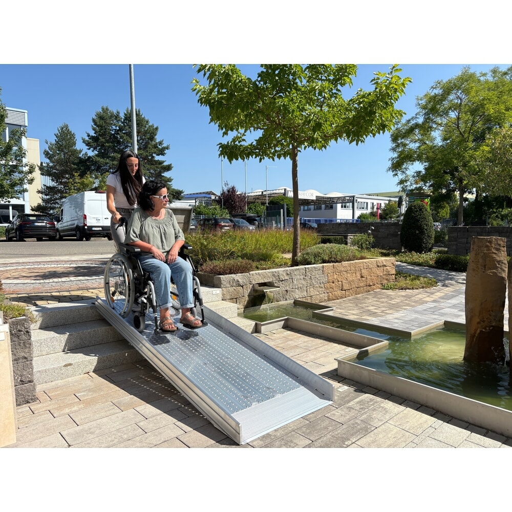 Productafbeelding nr. 5: Oprijplaten met steunvlak, cap. 400 kg, bxl 800 x 1.500 mm