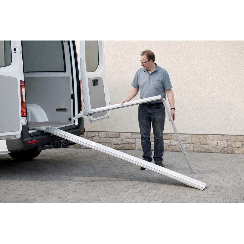 Productafbeelding nr. 3: Oprijplaat Altec ABS-F, opvouwbaar, draagvermogen 400 kg, l x b 1.500 x 235 mm