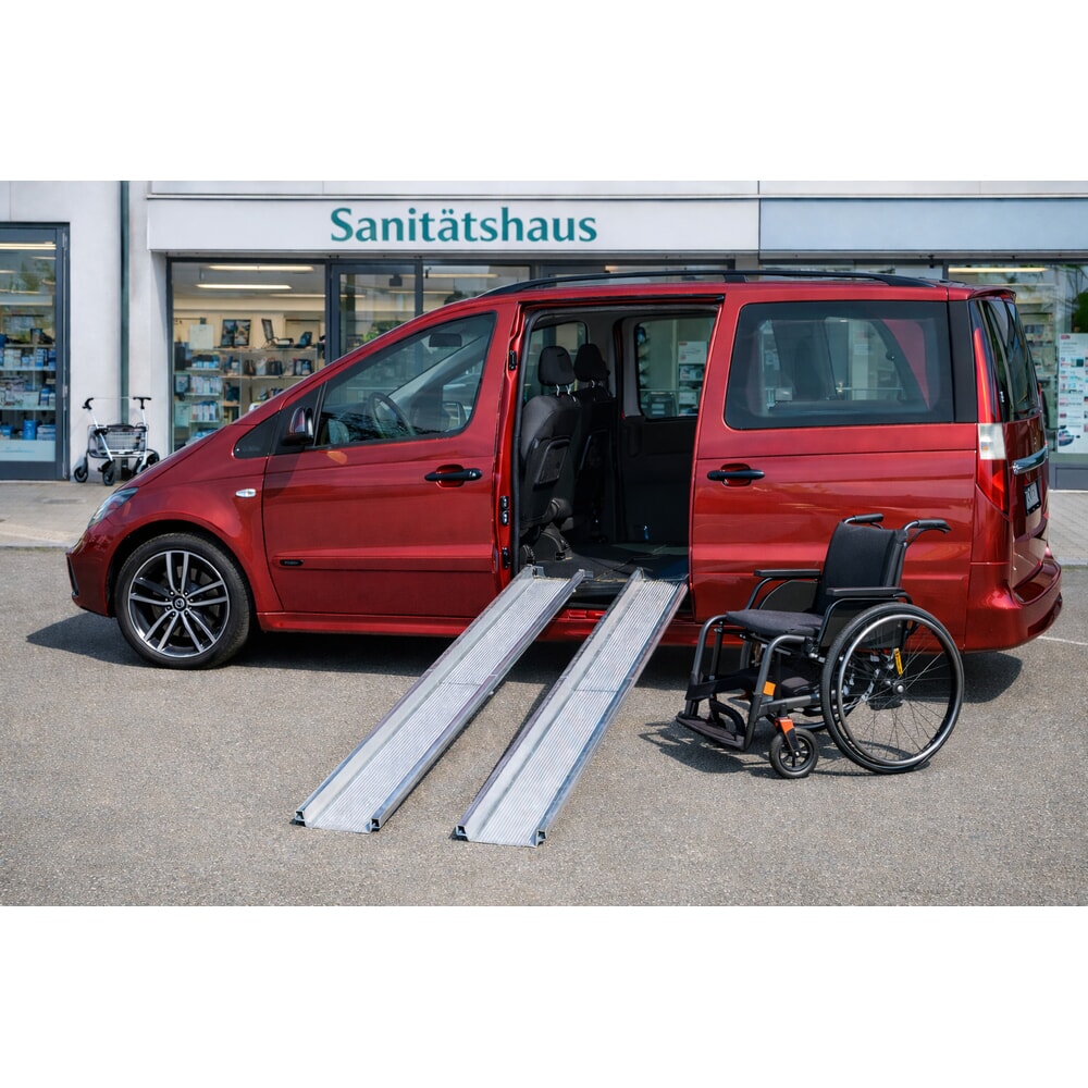 Productafbeelding nr. 4: Oprijplaat Altec ABS-F, opvouwbaar, draagvermogen 400 kg, l x b 1.500 x 235 mm