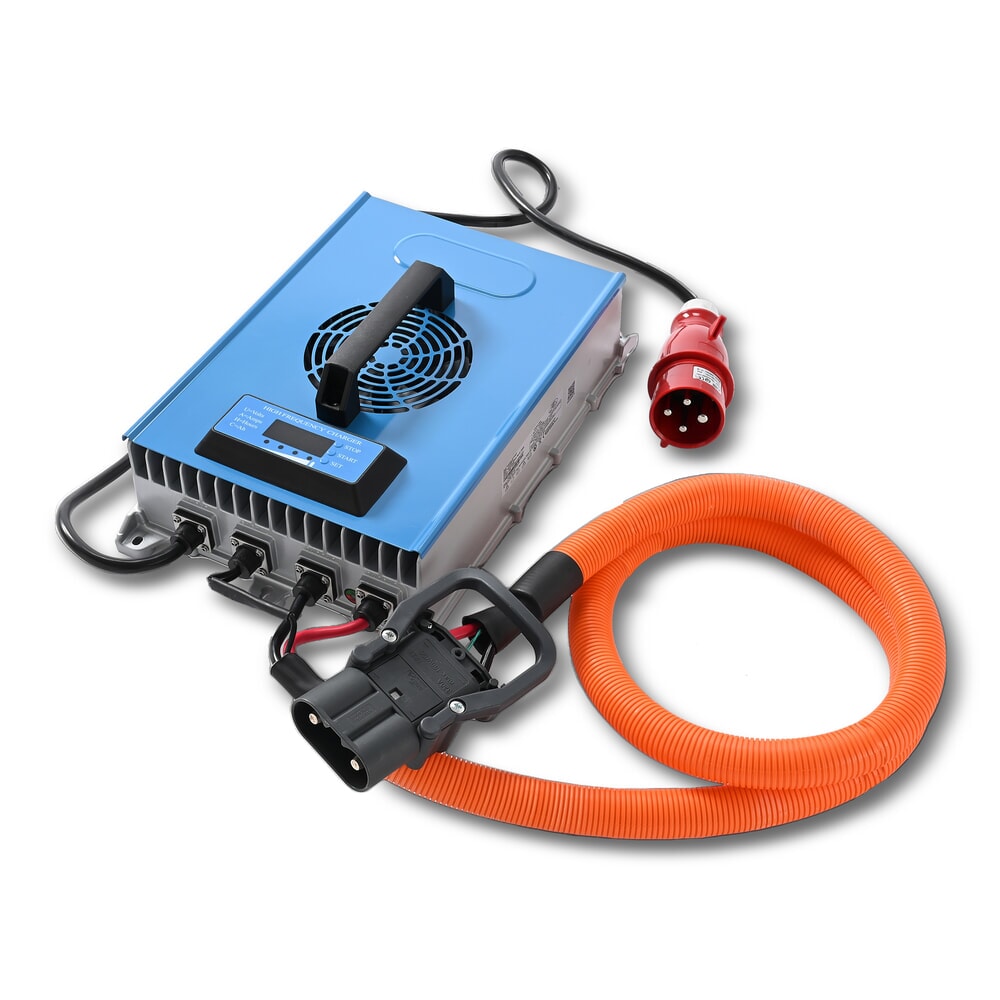 Product afbeelding: Externe lader D400, 80 V, 60 A, CEE rood 32A, 4-pins - 3P+E voor AntOn by Jungheinrich elektrische heftruck CBH 2.0